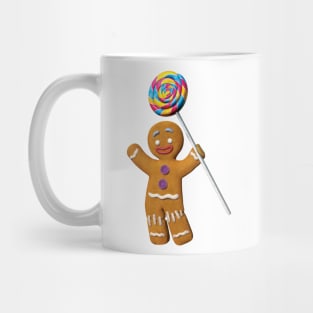 Gingerbread With Lollypop Mug